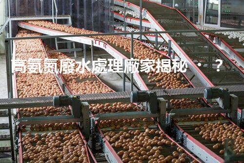 高氨氮廢水處理廠家揭秘？行業(yè)內(nèi)幕大曝光！